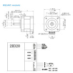 스텝 스테핑 모터 CNC XYZ용 저소음 42 스테퍼 2상 4리드 Nema17 2 3A 0 89N M 42BYGH44 59 4218HB4401