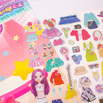 금홍팬시 금홍팬시 큐티팝걸즈 빅홀로그램 스티커 펫살롱목욕놀이