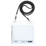 명찰 목걸이 관광 이름표 흑색줄 10개입 NT0017