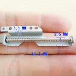 1 개 2 상 4 선 스테퍼 모터 44 긴 나사 6x7 5 DC 3-5V 마이크로 스테퍼 모터 스텝 각도 22 5 도