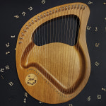 미니하프 마호가니 리라 입문 24음계 하프