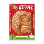 롯데웰푸드 롯데햄 의성마늘 훈제오리 슬라이스 400g