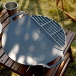 캠핑문 불판 그리들 304스텐레스 플레이트 고기 받침 옵션 1