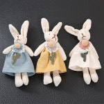 린넨 행운의 토끼 브로치 H3022