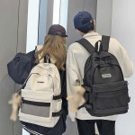 여자 남자 학생 캐주얼 백팩 책가방 메쉬 데일리