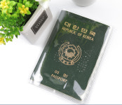 여권 투명 보관 비닐 커버 케이스 1P