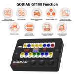 자동차 OBD2 테스터기 GODIAG 브레이크 아웃 박스 ECU 벤치 커넥터 PRO 전자 전류 디스플레이 GT100