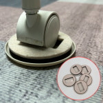 의자바퀴고정 ABS 의자발캡 5P