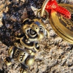 키링 엽전 열쇠고리 행운돼지띠부적