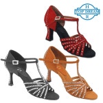 탑드림 탑드림 2050 여성 라틴화 모던화 사교 웰빙 째즈 살사 라인댄스화 235