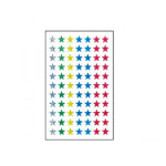 세모네모 홀로그램 별 스티커 4매입 5색혼합 10-315-9