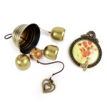 문에다는종 현관문 황동 출입문 벨 문종 현관종 풍경