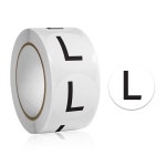 사이즈 표시 롤 스티커 L 1롤 500개