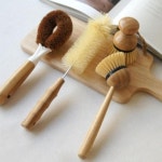 우드핸들 청소브러쉬 4style 다용도 세척솔 욕실 주방 미니솔