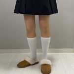 사계절 데일리 무지 니삭스 무릎양말