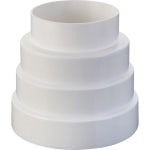 배기 호스 어댑터 파이프 커넥터 플라스틱 감소 체크 밸브 공기 환기 시스템 하드웨어용 덕트 감속기 80