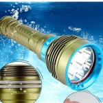 TA90 7LED 완전방수 수중랜턴 9000루멘 L2 18650배