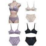 탈렌트 오가닉 코튼 여성 몰드 B컵 브라 팬티 세트