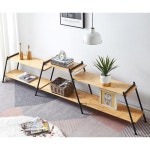 룸앤오피스 더크린 캠핑 우드선반 수납가방 4단 6단