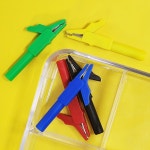 컬러 악어 전선 집게 어댑터 커넥터 플러그 연결