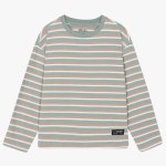 유솔 루스핏 선염 스트라이프 긴팔티 ULLA23201
