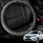 QM5 핸들커버 스웨이드 원단 자동차 핸들커버