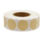 크라프트 실링 스티커 2 1롤 500개 원형스티커