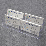 유니온 아크릴 명함꽂이 4단 홍보 명함 전시회 박람회 영업점 공인중개사 NC-22