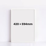 VOHE Art Poster No 418 뮤지엄 미술관 아트 디자인 벽 포스터 액자 - A2 420 x