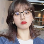 안경 남자 여자 대학생 스마트 지적인 가벼운