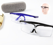 산업용 연마 절삭 작업용 투명 고글 보안경 1P 1개
