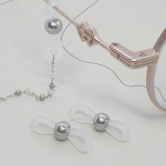 아트박스 앤쥬얼리 써지컬스틸 실리콘 안경고리 안경줄부자재 1쌍