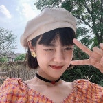 여성 귀여운 베레모 아이탬 데일리 헌팅캡