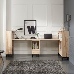 가구샘 2인 책상세트 A 2400 ha4774