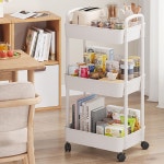 3단 수납선반 트롤리
