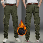 퀄리티 갑 남성 기모 카고 바지 ana01-A 2187 군녹색 34