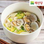채선당 국물 맛이 일품인 신선 백합 칼국수 2인분 x 3팩 총 6인분