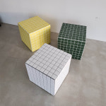 그레이맨션 그레이맨션 멀티 타일 큐브 사이드 테이블 거실 테이블 -