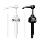 커피 1 리터 디스펜서 시럽 펌프 Monin 10Ml용 검정색 액체