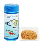 아쿠아플러스 네온테트라 전용사료50g 먹이 잘먹는 입자작은 물고기
