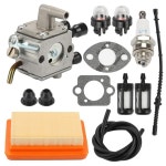 카뷰레터 공기 필터 벌브 연료 리파워 키트 Stihl 스트링 트리머에 적합 FS120 FS200 FS250 FS300 FS350 FR450