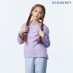 오션스카이 선염 스트라이프 쭉티셔츠 CAJG5152B