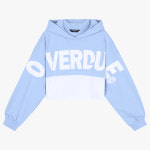 더데이걸즈 빅로고 배색 크롭 후드 TGMH23111