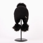 방울털모자 윈디 앙고라 털모자 여성 겨울