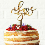 해피파티 케이크 데코픽 아이러브유 프로프즈 장식픽 랜덤1개 생일파티 백일 돌잔치 기념일