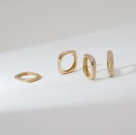 로이드 모던브리티쉬 파베 스퀘어 5 반지 LRS22217G