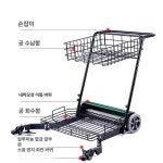 자동 테니스공 회수기 공줍기 공 수거기 카트 픽업기 롤러