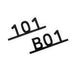 심플 라인 호실판 1P DIY 호텔 모텔