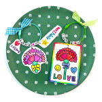 맘아트 맘아트 DIY 마술종이 슈링크 09 카네이션 키링 만들기 키트 매직페이퍼 플라스틱페이퍼