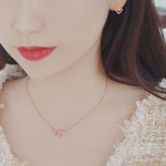MARYGREEN 로즈골드 목걸이 하트링크